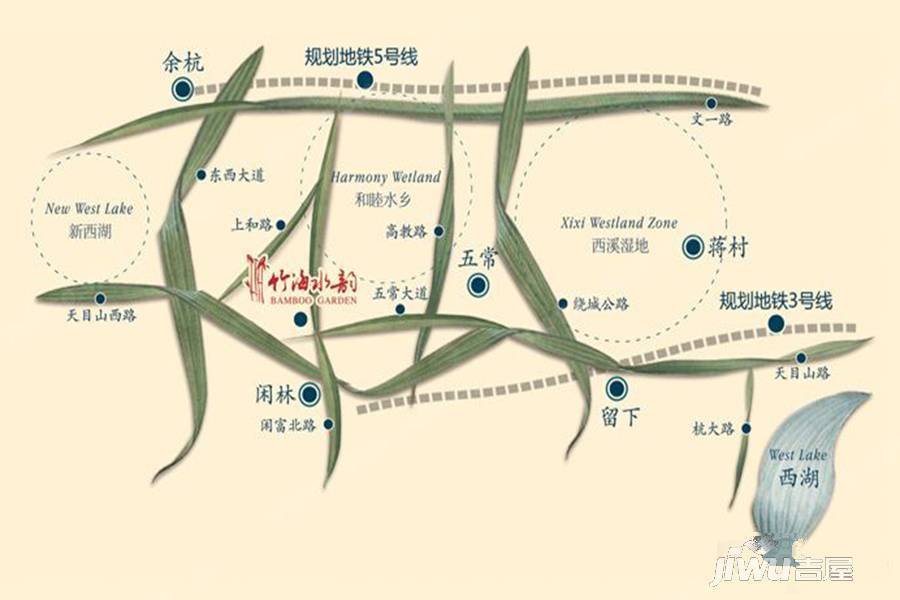 金成江南春城竹海水韵位置交通图图片