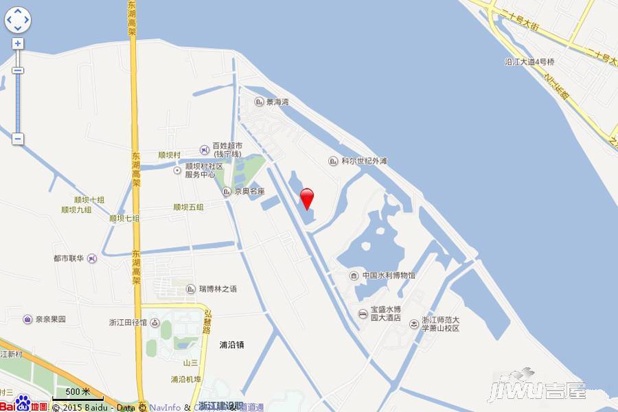 东南钱江蓝湾位置交通图图片