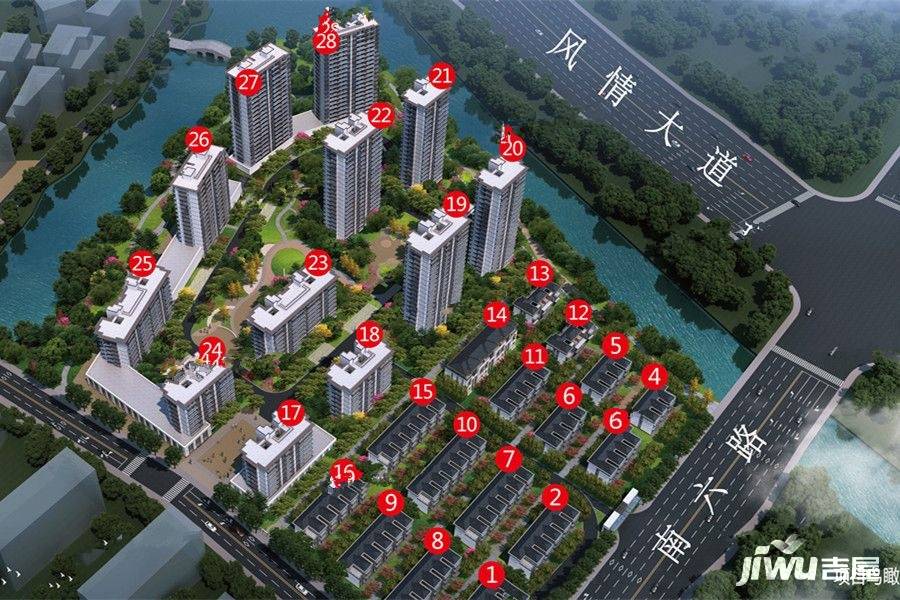 佳源湘湖印象沙盤圖