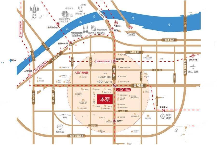 綠地G合里金宸周邊及交通圖