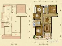 春天华府3室2厅2卫139㎡户型图