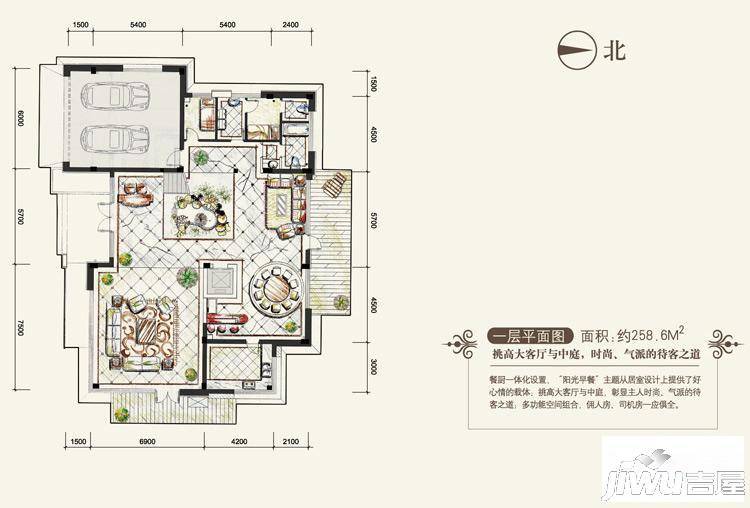 洄龙湖邸1室0厅0卫258.6㎡户型图