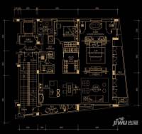 西溪天堂悦居2室2厅2卫175㎡户型图