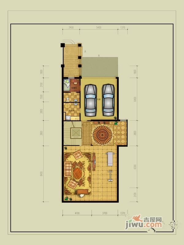 大华西溪风情悦宫5室2厅4卫283㎡户型图