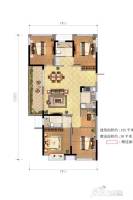 融创东南海4室2厅2卫125㎡户型图