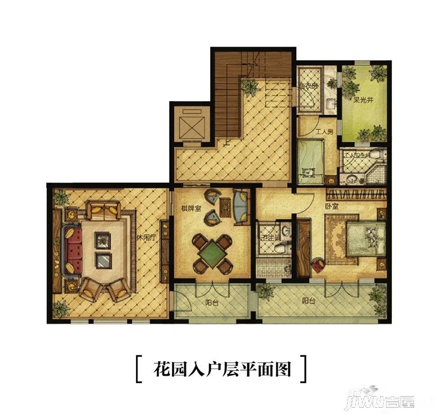 新湖香格里拉7室2厅5卫268㎡户型图