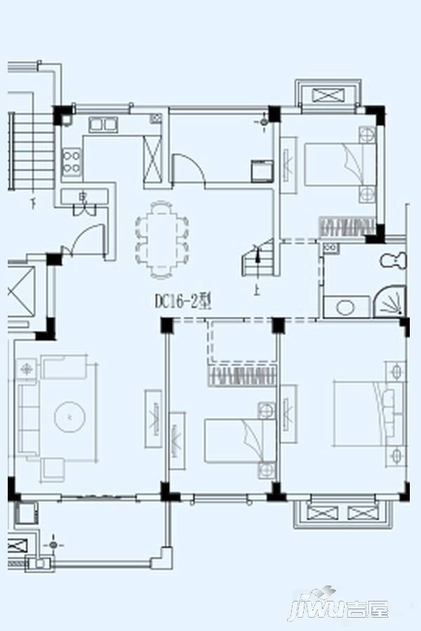 歌山品悦府4室2厅2卫181㎡户型图