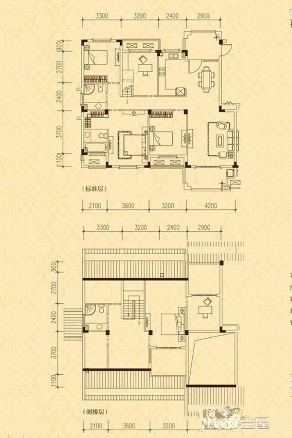 歌山品悦府6室2厅3卫198㎡户型图