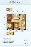 中國鐵建德信君宸3室2廳1衛80㎡戶型圖