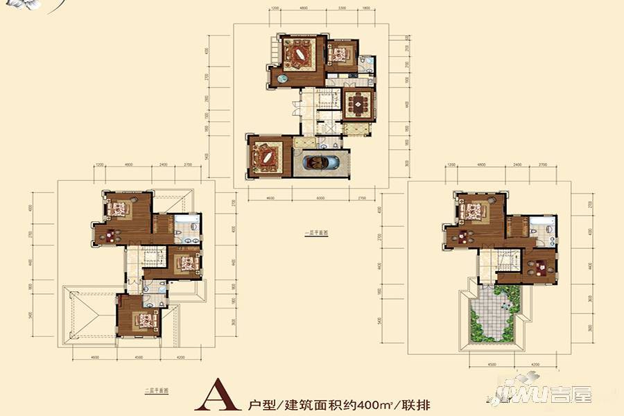 复泰雅宸华庭8室2厅6卫400㎡户型图