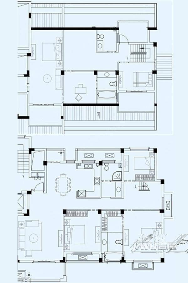 歌山品悦府6室2厅4卫233㎡户型图