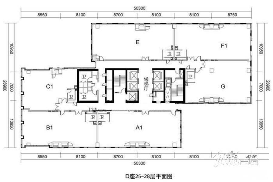 远洋国际中心
                                                            1房1厅1卫
