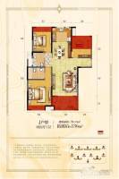 光明逸品春江3室2厅1卫119㎡户型图