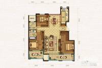 众安白马御府3室2厅2卫114㎡户型图