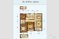 中國鐵建德信君宸3室2廳2衛88.6㎡戶型圖