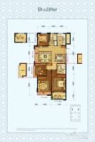 中國鐵建德信君宸4室2廳2衛120㎡戶型圖