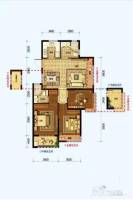 中国铁建德信君宸3室2厅2卫89㎡户型图