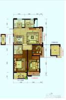 中国铁建德信君宸3室2厅2卫89㎡户型图