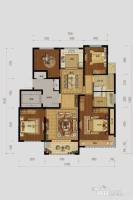 德信大江源著4室2厅2卫130㎡户型图