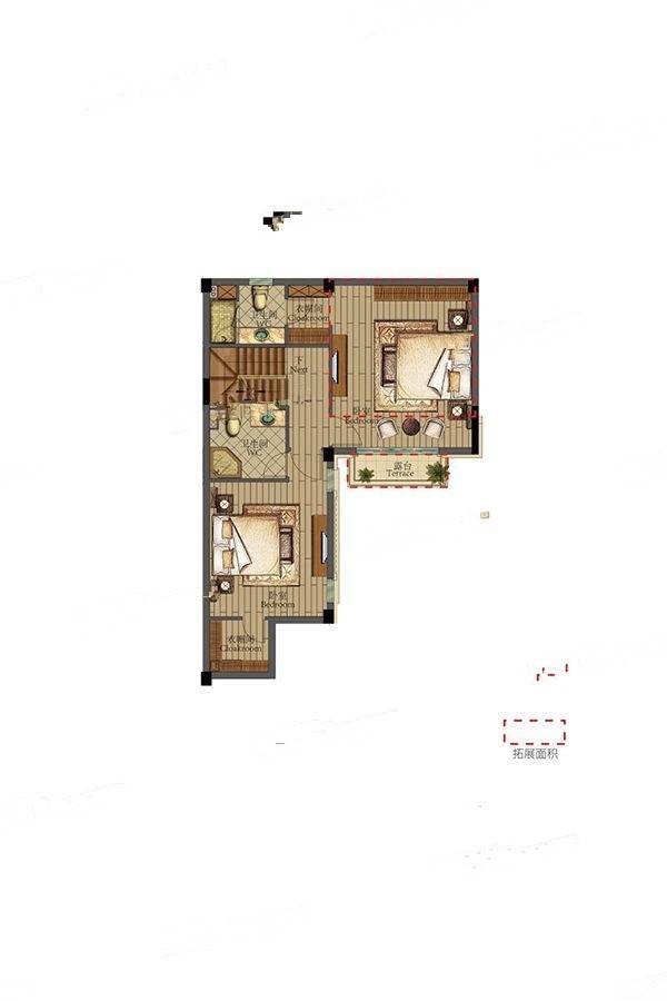 祥生群贤府4室2厅3卫140㎡户型图