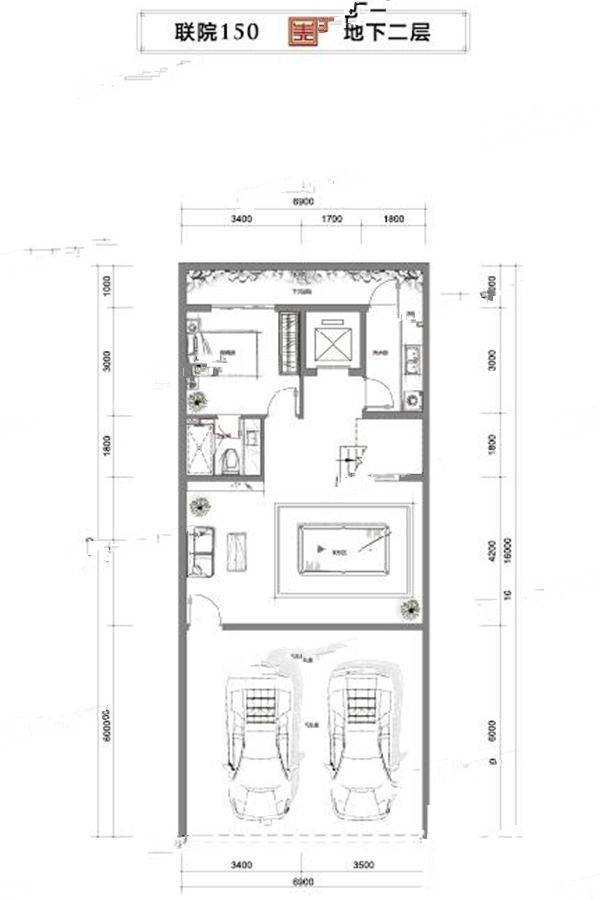 泰禾杭州院子6室3厅6卫150㎡户型图