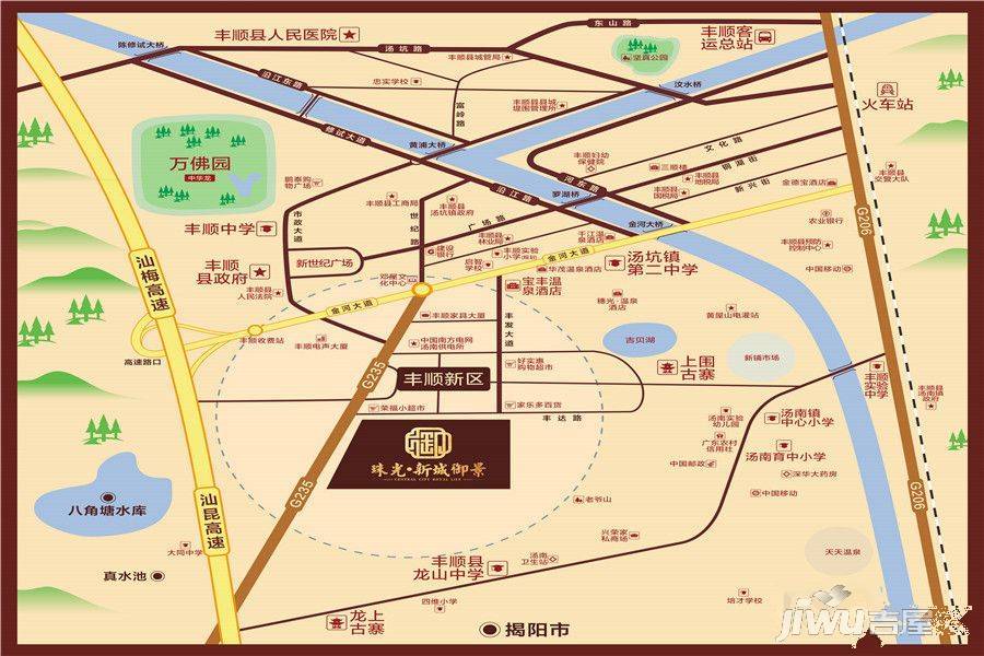 珠光新城御景（丰顺）位置交通图2