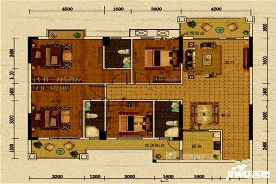 世纪金郡实景图图片