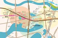 中核锦城位置交通图