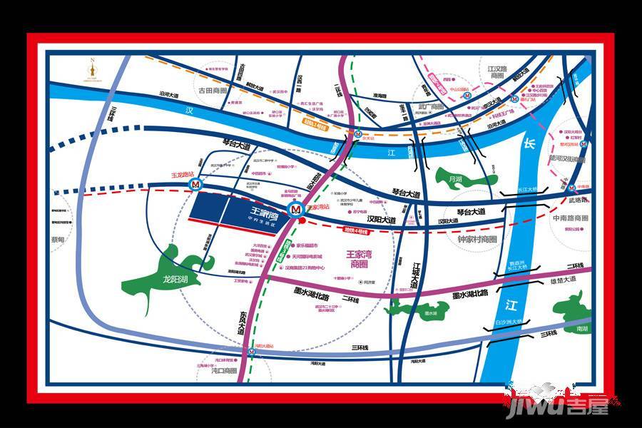 王家湾中央生活区中央之星SOHO位置交通图图片