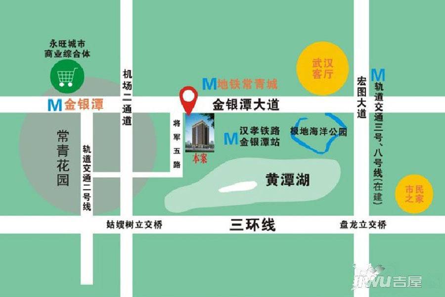 金银潭文化广场位置交通图图片
