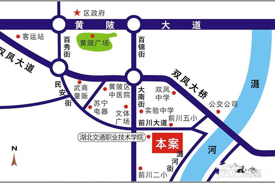 金凤东城位置交通图
