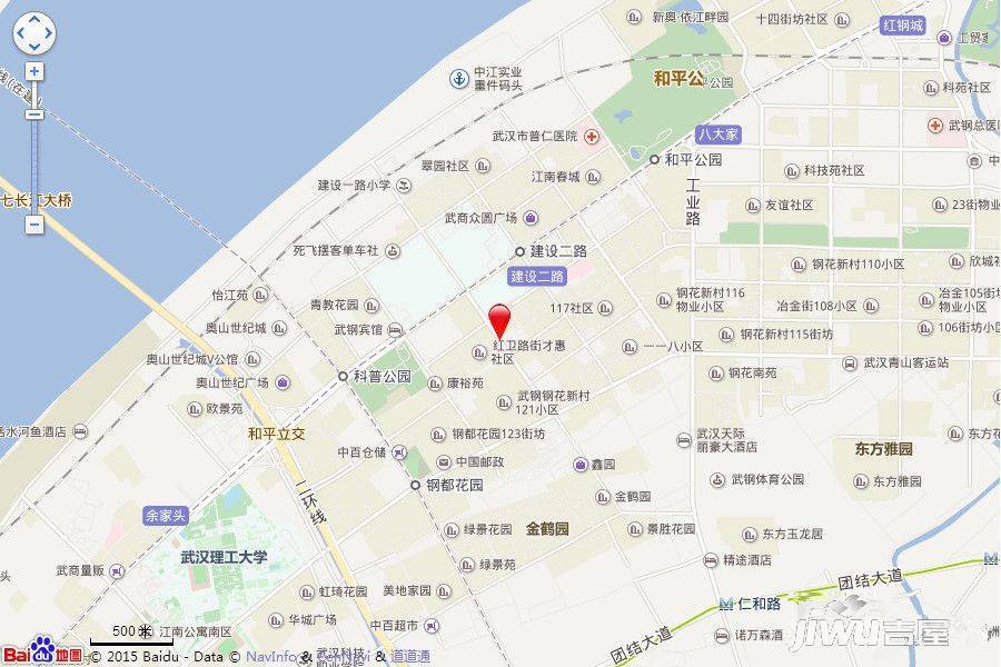 武汉宝业中心位置交通图图片