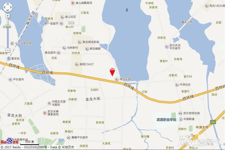 武汉碧桂园天玺湾位置交通图图片