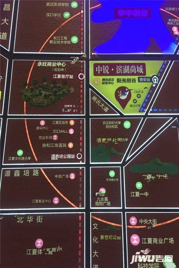 中锐滨湖尚城位置交通图图片