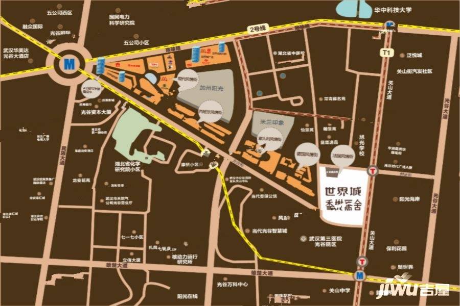 世界城香榭丽舍位置交通图5