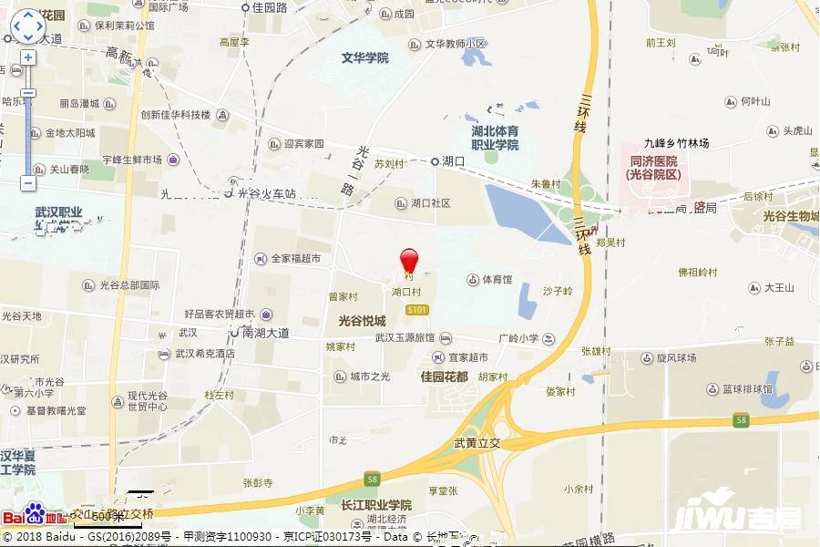 中建东湖锦城位置交通图图片