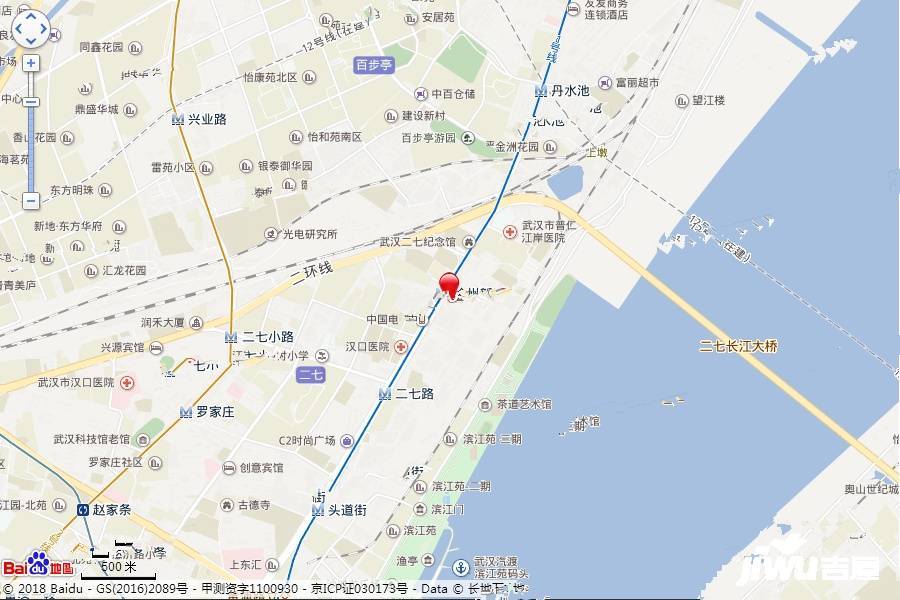 中信泰富滨江金融城位置交通图