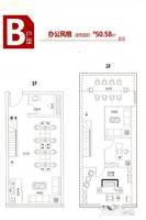 ZAMA PARK3室3厅1卫50.6㎡户型图