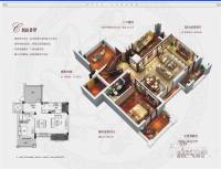 名湖豪庭珑御普通住宅164.9㎡户型图