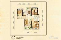 水墨江郡3室2厅2卫114㎡户型图