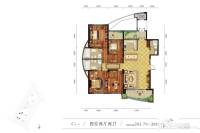 月湖琴声4室2厅2卫286㎡户型图