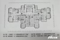 恒大帝景2室2厅1卫80㎡户型图