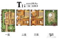 奥园丹芙春城3室2厅4卫195.9㎡户型图