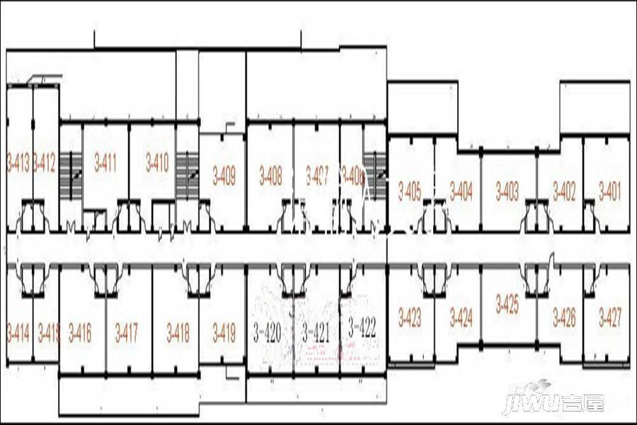 池州文旅中心（商铺）（公寓）3室3厅0卫400㎡户型图