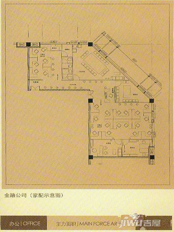 上海城普通住宅139㎡户型图