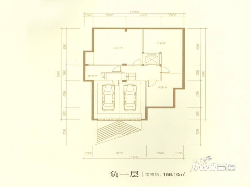 翠泽雍园普通住宅156.1㎡户型图