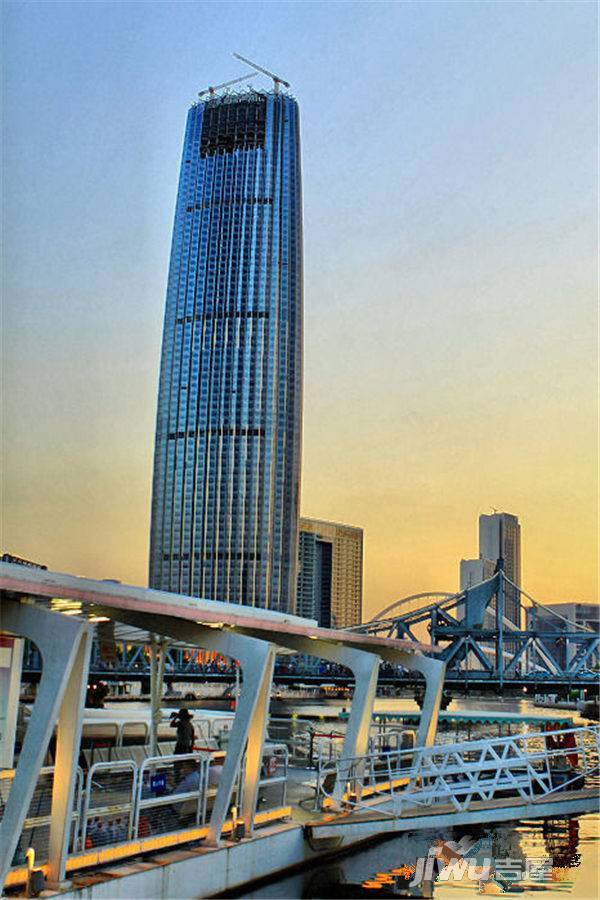 天津环球金融中心观光图片