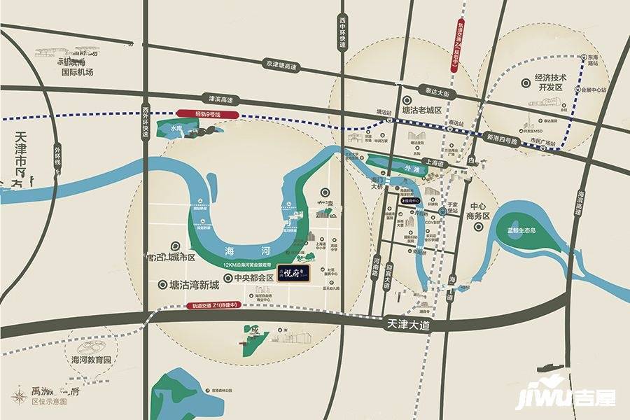禹洲悦府位置交通图图片