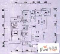 天房美域3室2厅2卫134.3㎡户型图