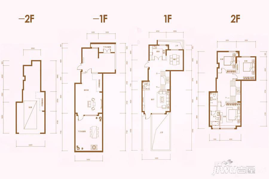 桃源观邸4室2厅3卫163㎡户型图